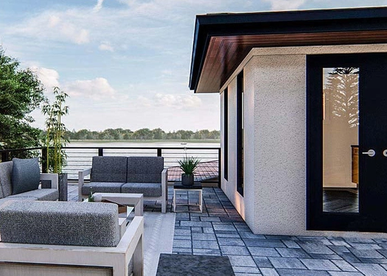 Prefabricated Luxury Villas Modular Homes DeepBlue SmartHouse Australian Standard