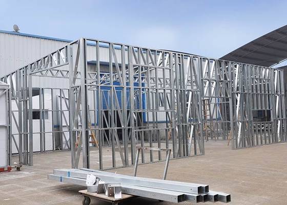 Metal Car Sheds steel sheet cladding Light Steel Frame Mobile Car Garage