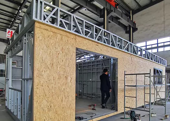 Steel Prefabricated Light Steel House For Door Structure