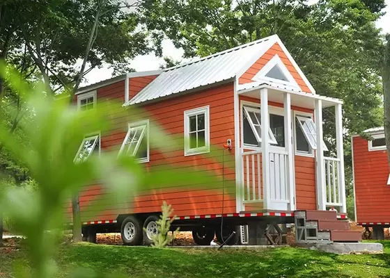 Modern Design Prefabricated Modular Home Kit Tiny House On Wheels With Three Bedrooms