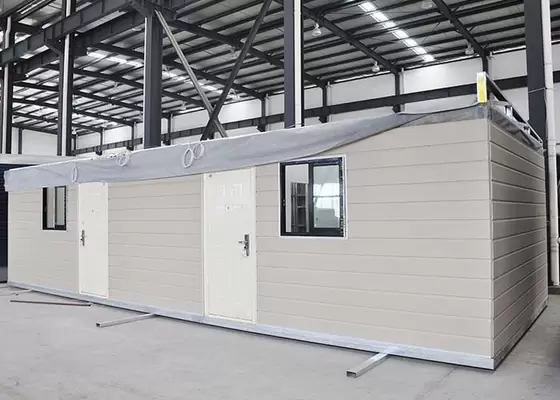 Steel Frame Prefab House Kits / Waterproof Kit Home For Workshop