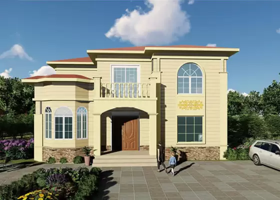 Steel Frame Eps Sandwich Tile Duplex Prefab Home Kits Ultra Modern Prefab Homes