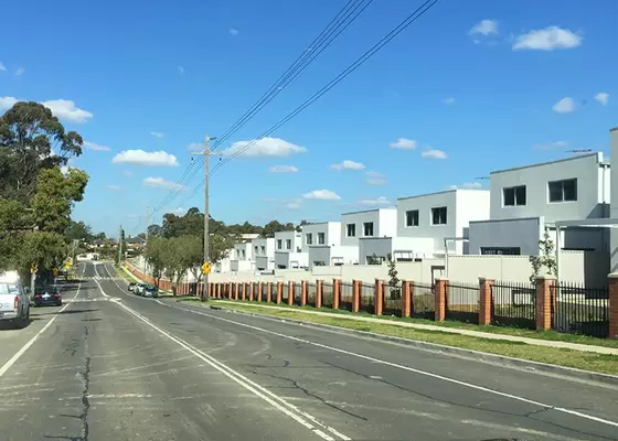 DeepBlue Light Gauge Steel Structure Prefab Townhouse Building Affordable Homes Eco-Friendly for Rent