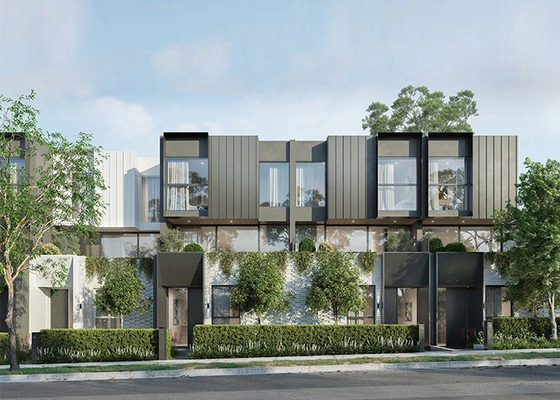 Au / Nzs / USA Standard Prefabricated Building Modular Homes Prefab House Light Steel Structure