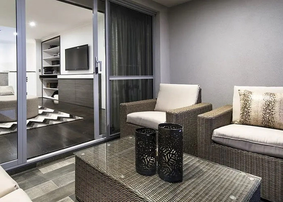 NS / AS Luxury Modern Villa Prefab Homes Light Steel Frame Structure