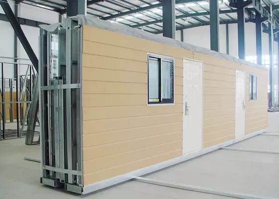 EU/USA/NZ/Australia Standard Light Steel Frame Modern Moveable Foldable House  Prefab Granny Flat