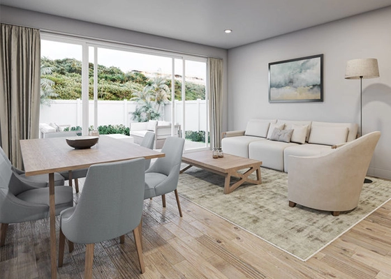 AS / NZS / USA Prefabricated Modular Homes Luxury Villa House Design For Sale