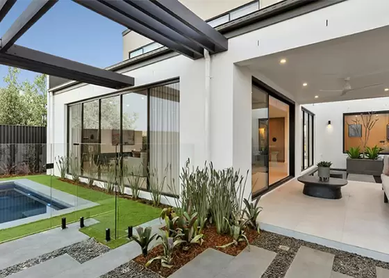 Australian light steel framing townhouses project prefab light steel frame home building steel home kits