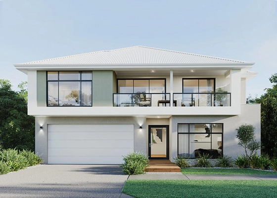 Luxury Prefab House Prefabricated Modern Villa With 4 Bedrooms And 3 Bathrooms