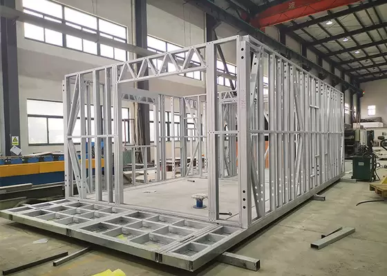 Light Steel Prefab Modular Homes Custom Folding House High Performance For Living