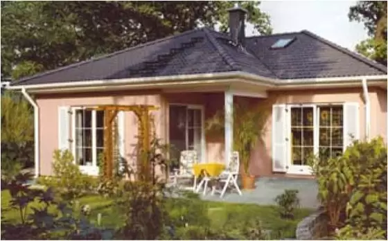 Prefabricated Light Gauge Steel House Kits / Bungalow House For Living