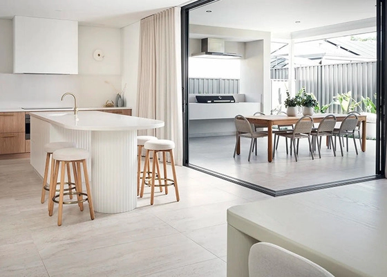 Luxury Prefab Villa 2 Story Steel Frame Modular Home US / AU / EU Standard Prefabricated House Kits