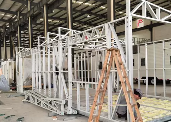EU/AU Standard Light Steel Frame Mobile House Mobile Homes Granny Fat