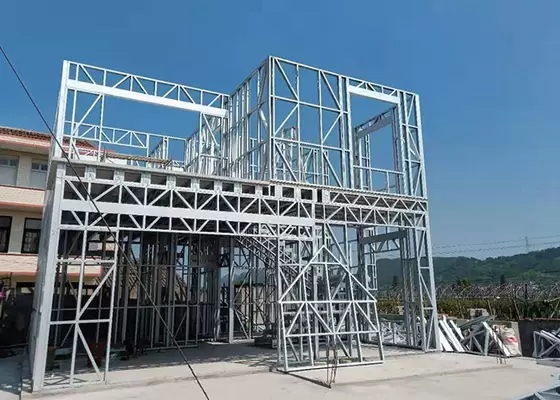 Australia Standard Luxury Prefab Steel Structure Villa / Prefab Modular House ICC EN-1090