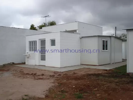 Foldable Modular Prefabricated Housing/ White Portable Emergency Family Shelters ADU