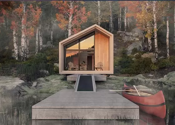 Prefab Steel Framing Cabins Mass - Customizable Prefabricated Luxury Cabin