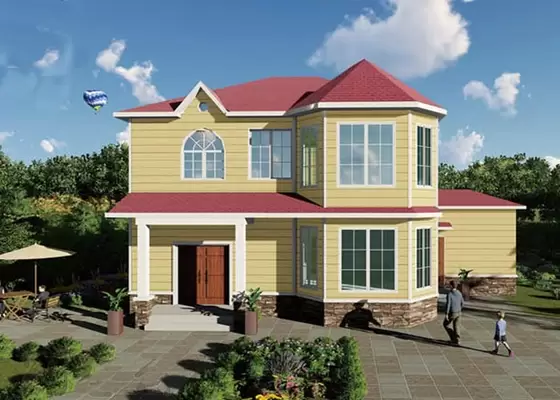 Modern Prefabricated Prefab Villa Light Gauge Steel Structure Housing     Modular House Ktis