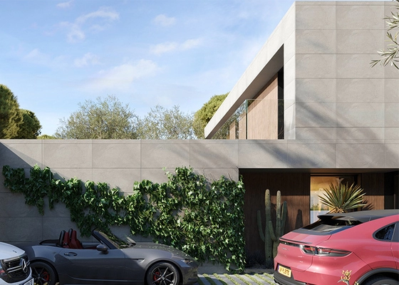 Single Family Homes Steel Fascia Board Luxury Prefabricated House Villa Modular Home Kits