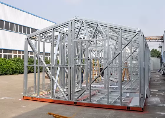 Light Steel Frame Fast Assemble Earthquake Proof Prefab House Kits