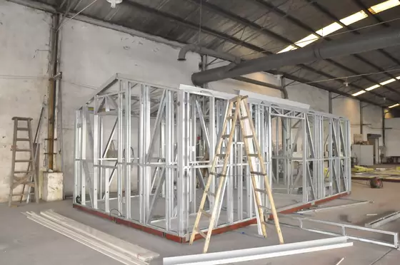 Prefabricated House ,  Light Steel Modular Villa , Portal Frame Buildings