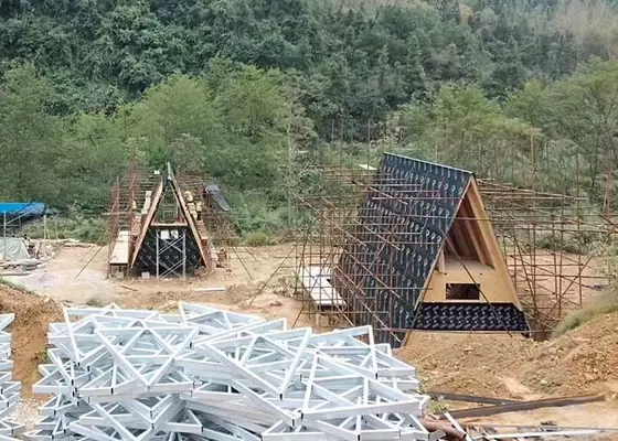 Australia Standard Design Prefab Garden Studio For Work And Holiday， Light Gauge Steel Framed Structures