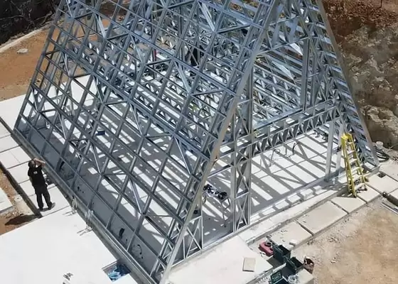 Australia Standard Design Prefab Garden Studio For Work And Holiday， Light Gauge Steel Framed Structures