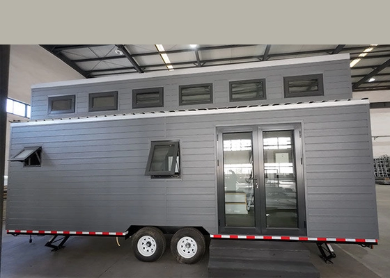 Modular Prefabricated House With Light Steel Frame Tiny House On Wheels For Rent