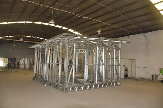 Light Steel Structure Frame Construction Prefabricated Granny Flat Homes