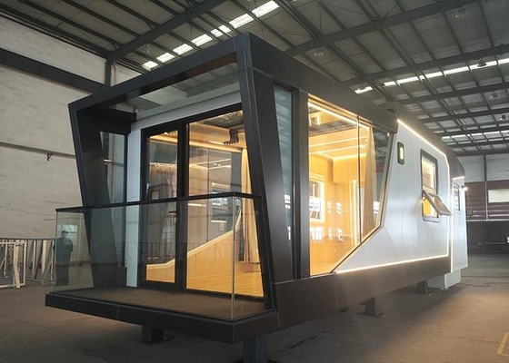 Customized Light Steel Frame House Luxury Tiny House On Wheels And Micro Prefab Cabins