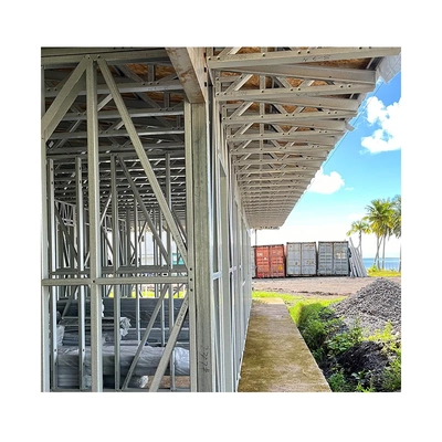 Light Gauge Steel Modern Prefab Living Home Luxury Two Storey Prefabricated Steel Structure Villa House