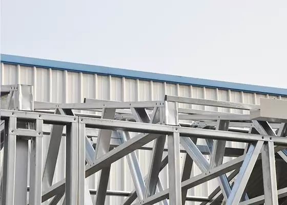 Quick Installation Customized Light Steel Frame Prefab Storeroom/Factory/Metal Garage