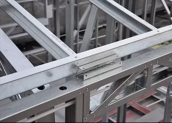 White Prefab Light Steel Frame Structure Frame Modern Mobile Homes