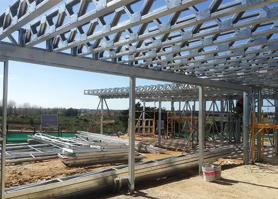 AS/US Duplex Steel Frame Ultra Modern Prefab Homes With Light Gauge Steel Framing