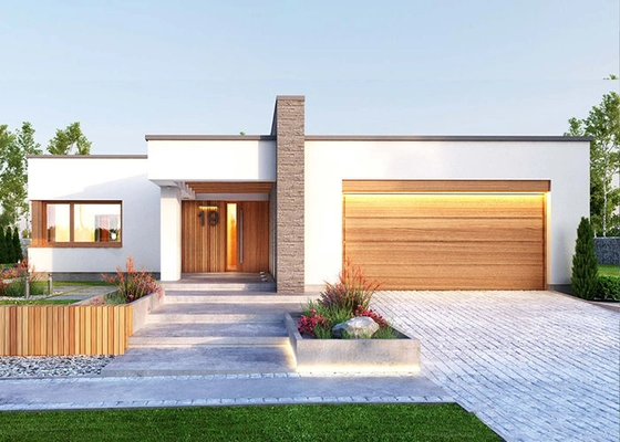 AU / EU / USA Standard Prefabricated Villa Foldable Design