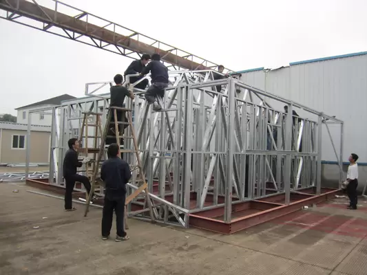 ustralia Light Weight Light Steel Frame Homes , Quick Assemble Emergency Shelter