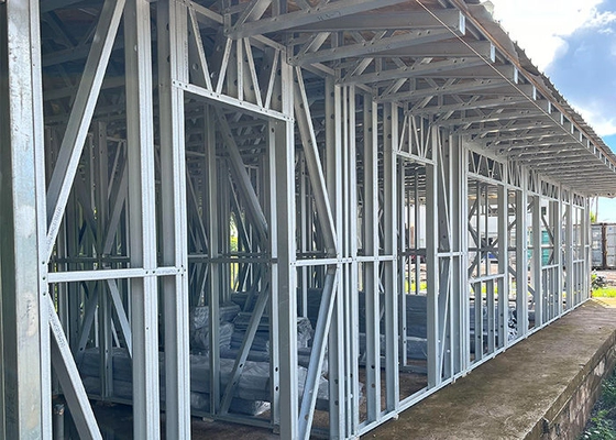 US/AS Prefab Light Gauge Steel Frame Modular House Kits For Dormitory And Factory