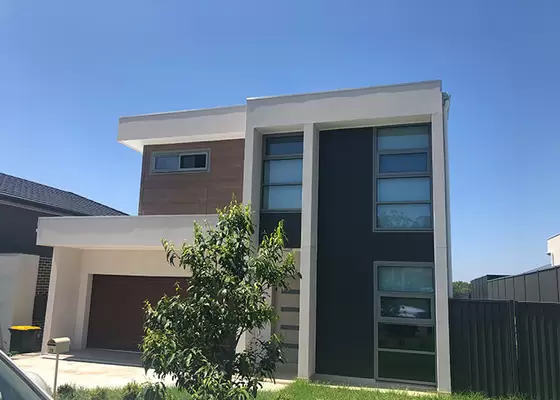 AS4600 Large Light Steel Frame Prefab Villa / Prefabricated Steel Home Kits