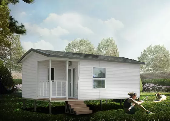 Light Gauge Steel Frame Prefabricated Bungalow , Cheap Earthquake Prefab Portable Emergency Shelter Isolation