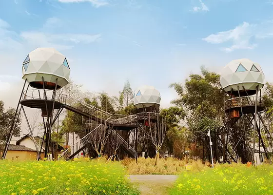 WPC Cladding Ultra Modular Tiny  Home Prefab Garden Studio Homes In Light Gauge Steel Frame