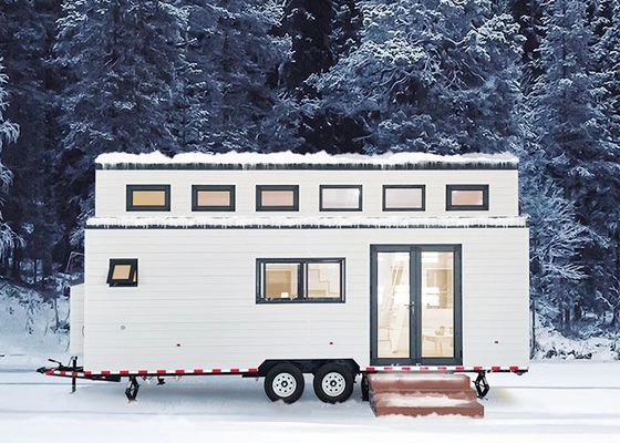 Tiny House On Wheels Ready To Live In Prefab Mobile Home With Solar Panels