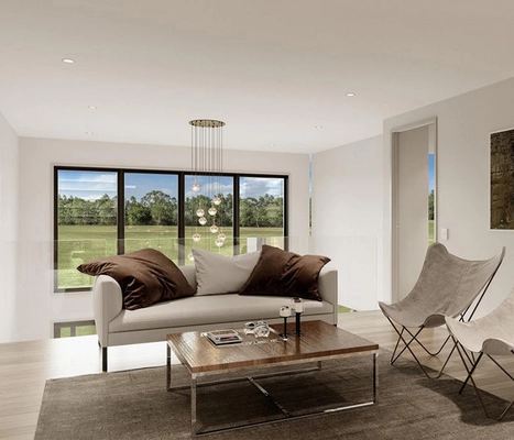 Cheap Quickliy Prefab Luxury Villas Single Family Home With Steel Frame