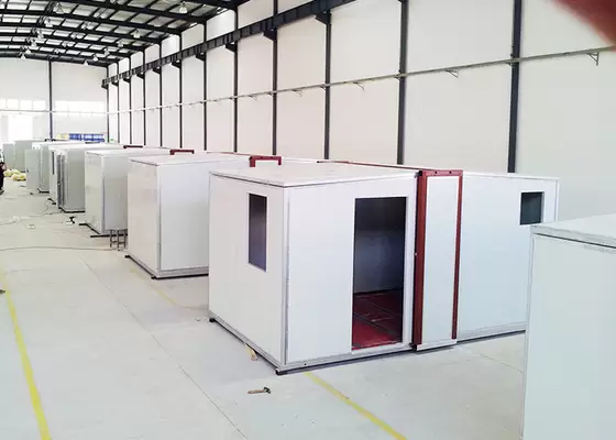 Foldable Portable Emergency Family Shelters lutos house sandwich panels