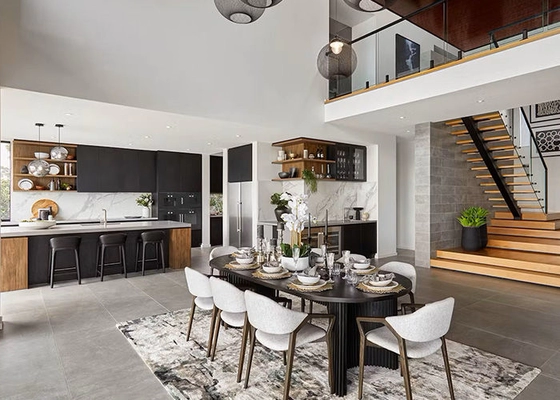 Luxury Modular Prefab Villa – 3-Bedroom Light Steel Frame House Kit NS/AS Standard