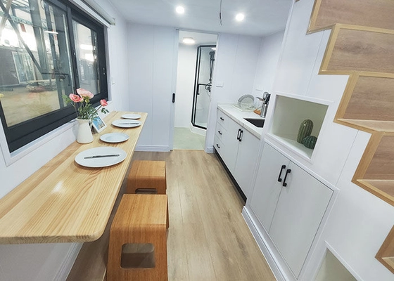 Modern Tiny House On Wheels Prefab Home With 2 Bedrooms And Solar Panels