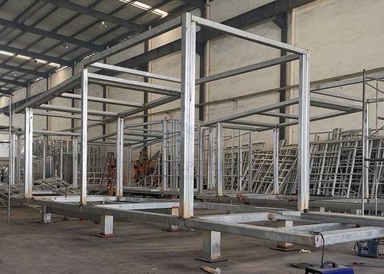 Prefab Light Steel Space Frame Tiny Building Portable House On Wheels