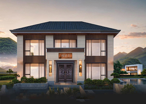 2 Storey Modern Steel Structure Prefab Villa House