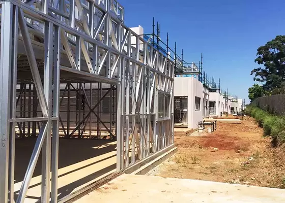 Light Steel Frame Prefab Villa House Luxury And Exquisite City Views Prefab Home Kits