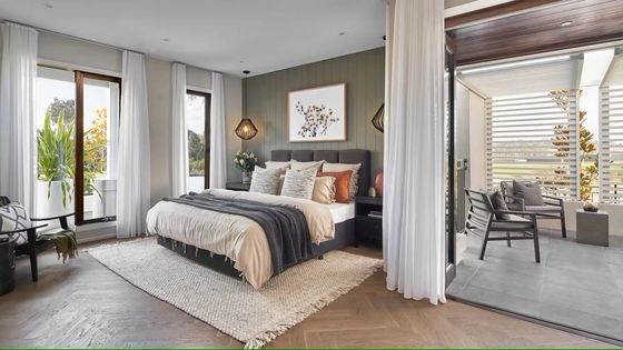 ICC EN-1090 Standard Prefabricated Luxury Modular Home Light Steel Frame House