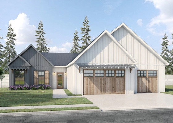 AS / NZS / USA Prefabricated Luxury Villas Durable Efficient Homes Light Steel Frame Hosue