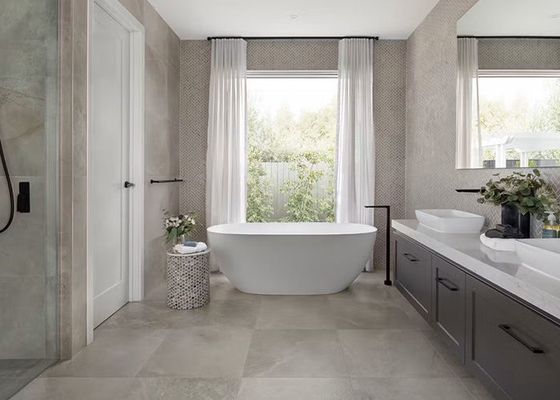 ICC EN-1090 2 Storey Prefabricated Light Steel Framing Villa House With Big Windows